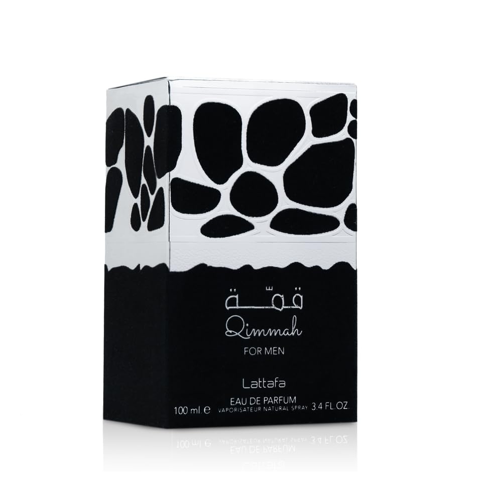 Lattafa Qimmah for Men Eau de Parfum Spray, 3.4 Ounce / 100 ml