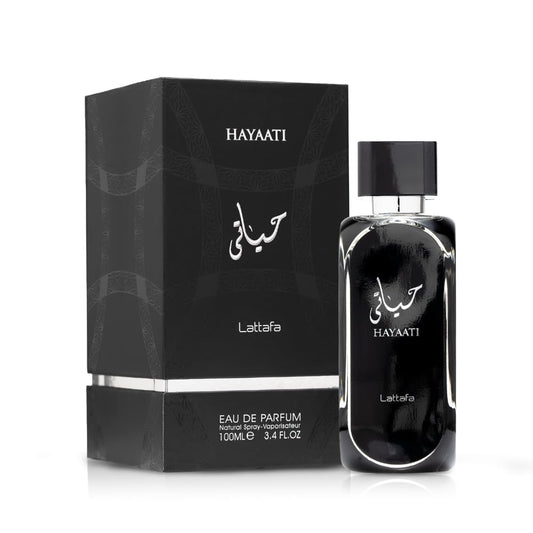 Lattafa Perfumes Hayaati Eau de Parfum Spray for Men, 3.4 Ounce