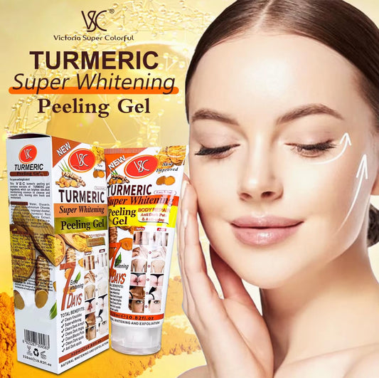 Turmeric Peeling Gel, 7 Days Body Repair, Natural Exfoliation, 320ml/10.82fl.oz