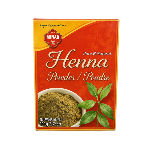Minar Pure & Natural Henna Powder (100g)
