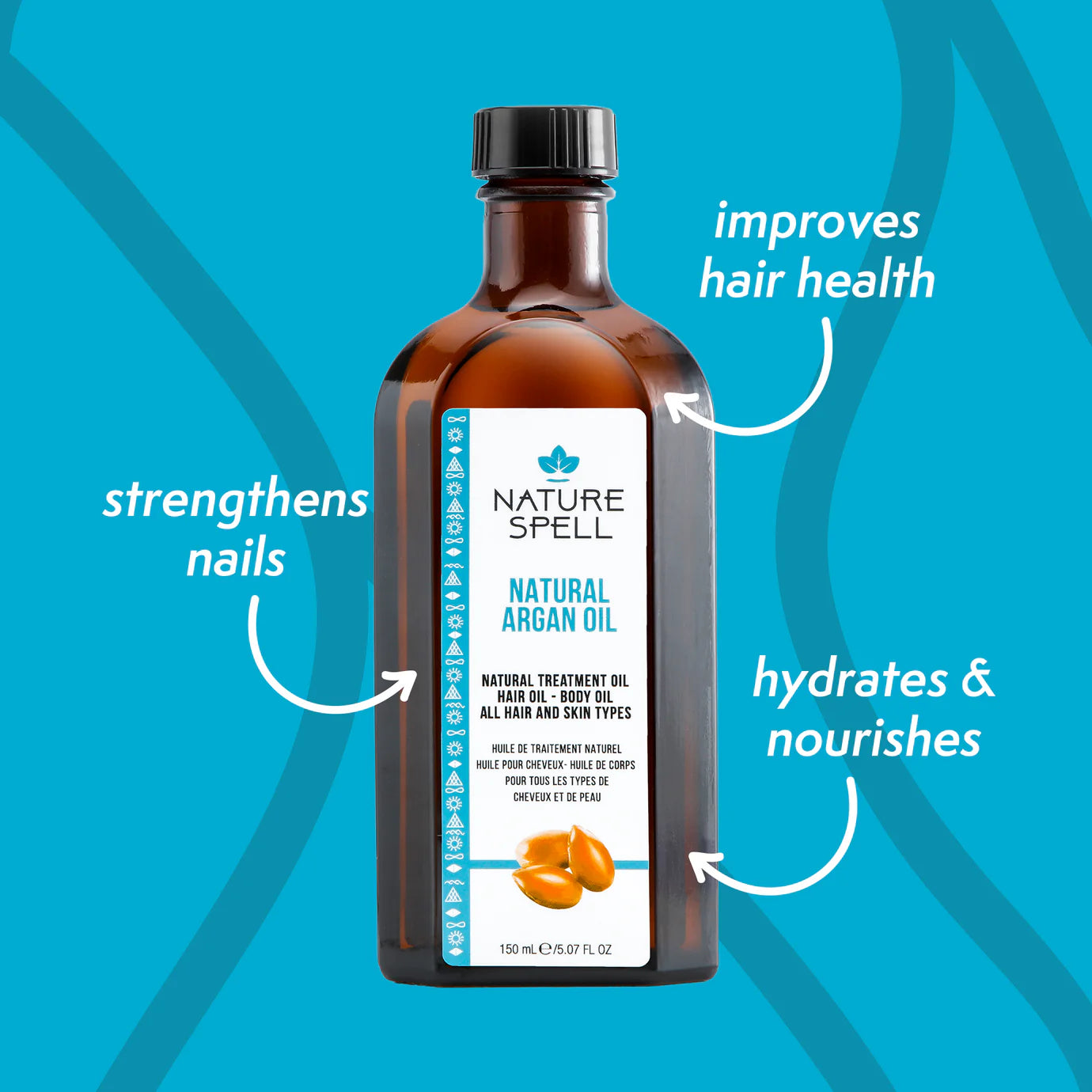 Natural Argan Oil – Aromatherapy Treatment Oil (150ml)