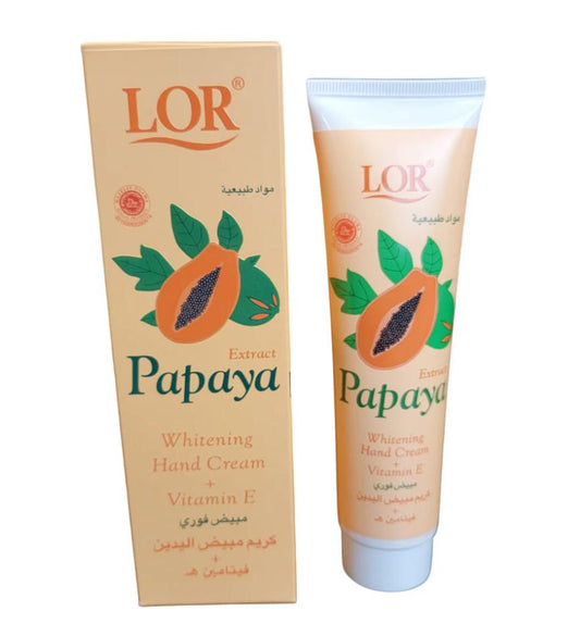 LOR Papaya Extract Whitening Hand Cream + Vitamin E